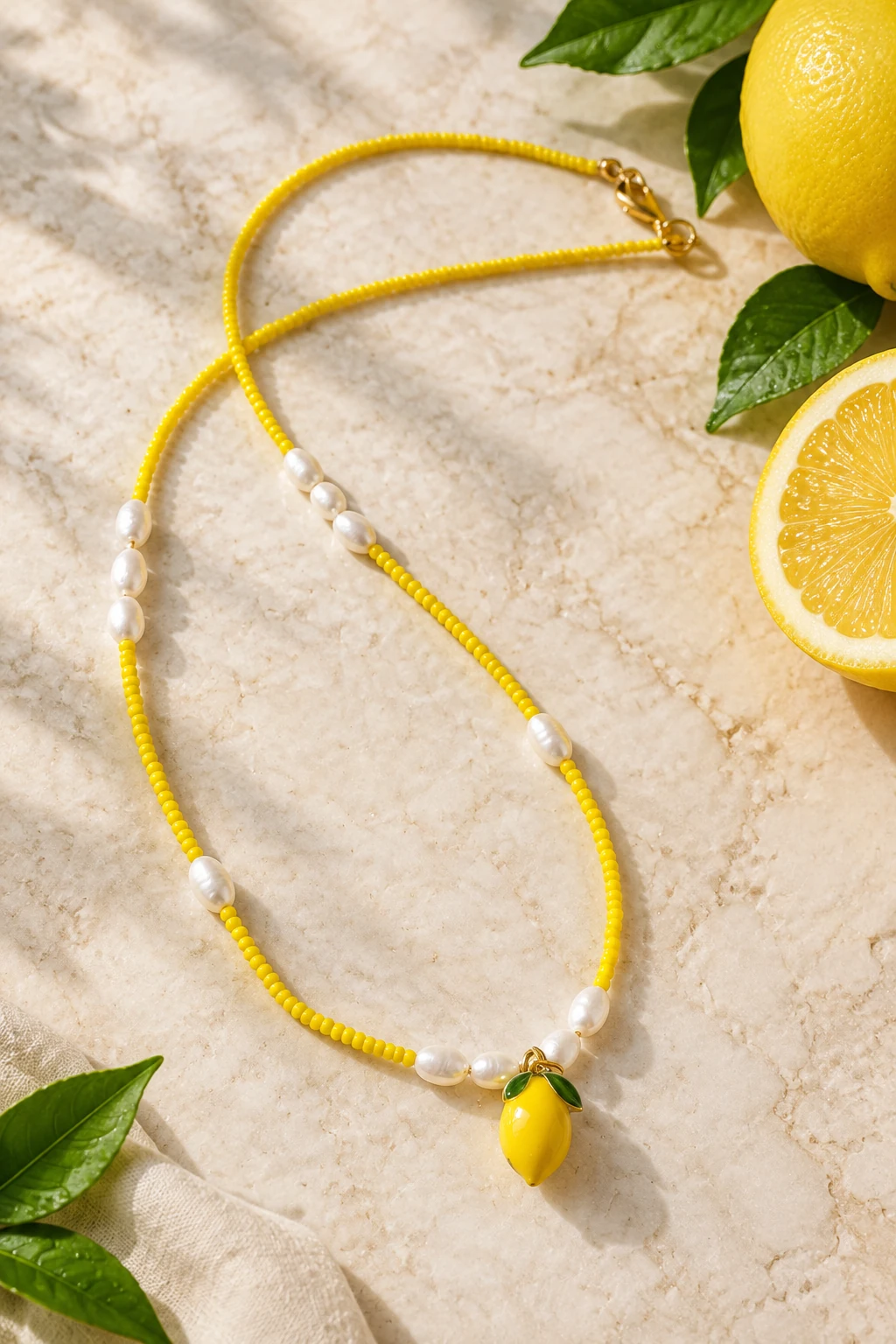 گردنبند لیمویی ۲🍋